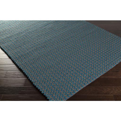 Surya Juno JNO-1004 Dark Brown Deep Teal 8' x 11' Rug