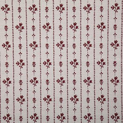 DecoratorsBest FLORAL STRIPE REDWOOD Fabric