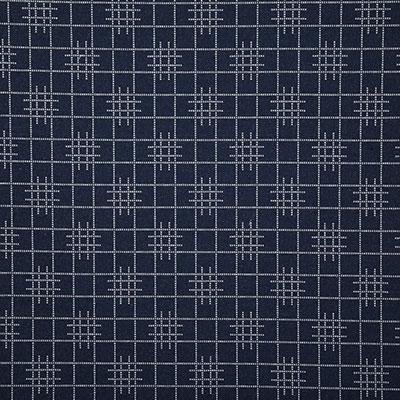 DecoratorsBest GRIDLOCK INDIGO Fabric