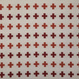 Pindler MERIDIAN CROSS CRIMSON Fabric