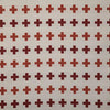 Pindler Meridian Cross Crimson Fabric