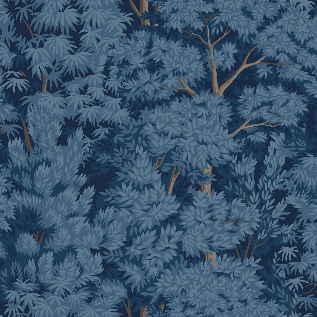 RoomMates Ardian Navy Peel and Stick Blue Wallpaper