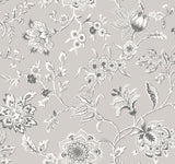 York Wallcoverings Sutton Grey Grey Wallpaper
