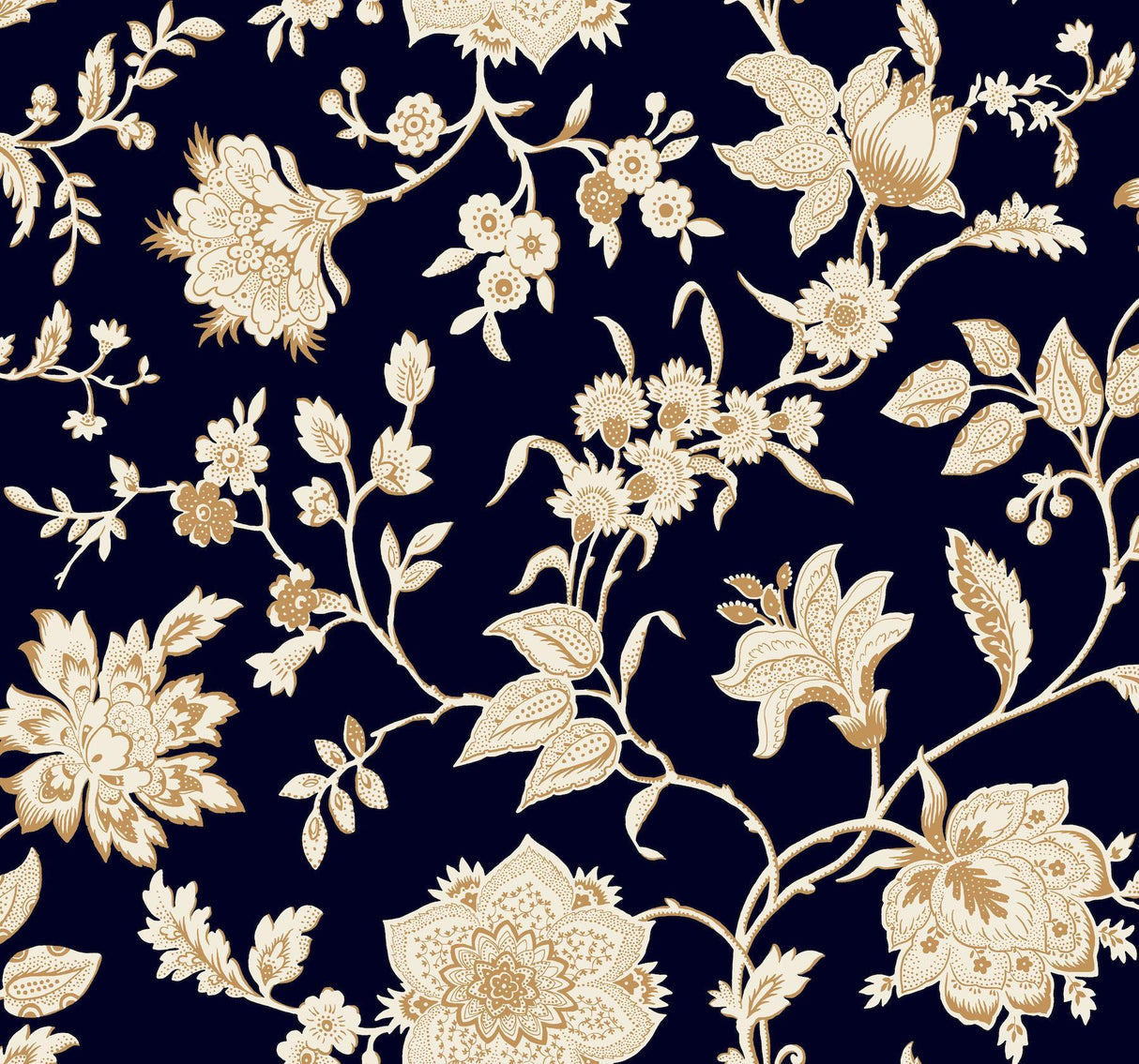 York Wallcoverings Sutton Black Black Wallpaper