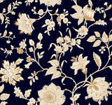 York Wallcoverings Sutton Black Black Wallpaper