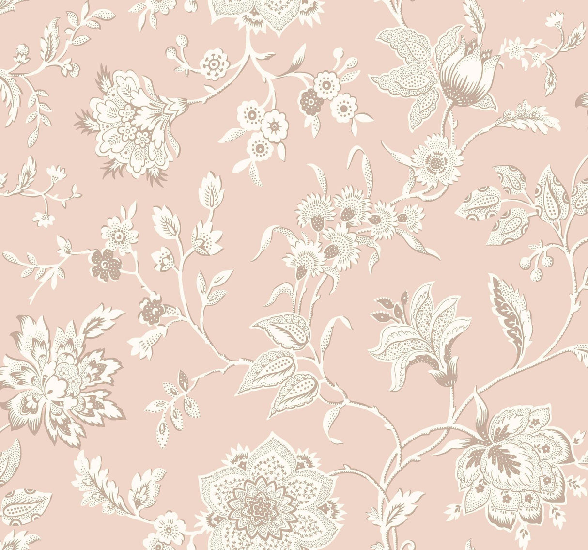 York Wallcoverings Sutton Blush Pink Wallpaper