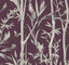 York Wallcoverings Bambou Toile Burgundy Purple Wallpaper