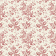 York Wallcoverings Anemone Toile French Red Red Wallpaper