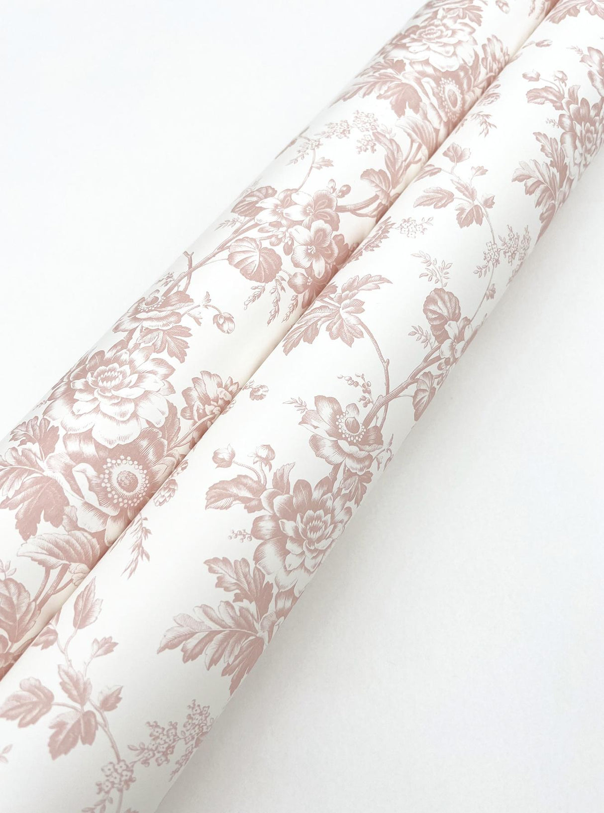 York Wallcoverings Anemone Toile Blush Pink Wallpaper