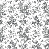 York Wallcoverings Anemone Toile Black Black Wallpaper