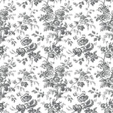 York Wallcoverings Anemone Toile Black Black Wallpaper