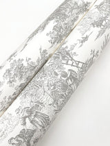 York Wallcoverings Campagne Toile Grey Grey Wallpaper