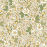 Rifle Paper Co. Colette Linen Peel And Stick Beige Wallpaper