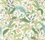 Rifle Paper Co. Peacock Garden White Peel and Stick Green Wallpaper