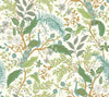 Rifle Paper Co. Peacock Garden Peel And Stick Green Wallpaper
