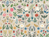 Rifle Paper Co. Curio Linen Peel And Stick Beige Wallpaper