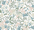 Rifle Paper Co. Sweetbrier Blush Peel and Stick Pink Wallpaper