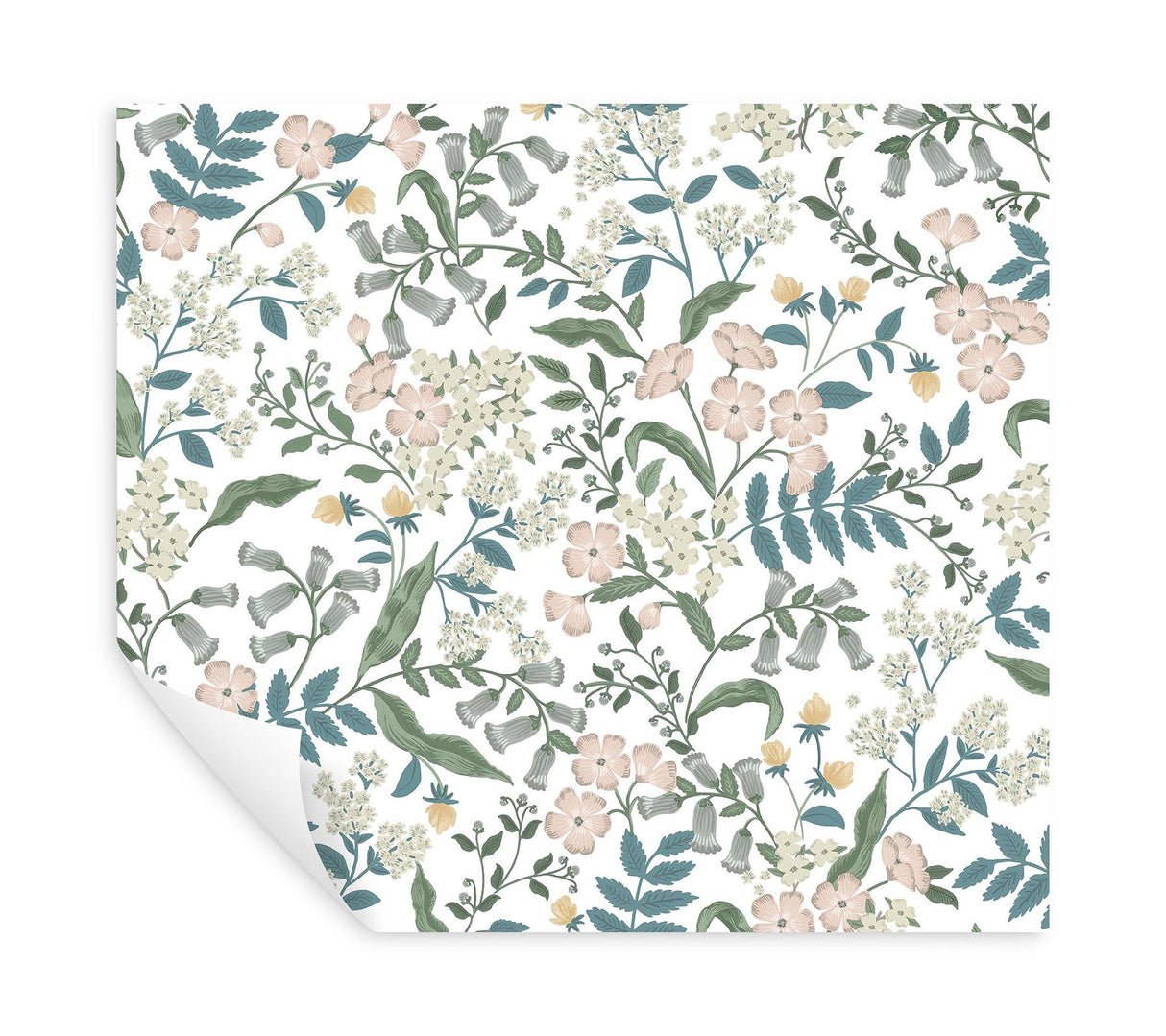 Rifle Paper Co. Sweetbrier Blush Peel And Stick Pink Wallpaper