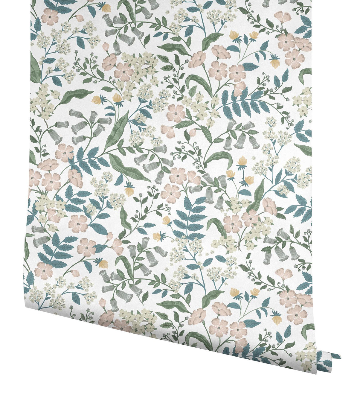 Rifle Paper Co. Sweetbrier Blush Peel And Stick Pink Wallpaper