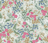 Rifle Paper Co. Sweetbrier Mint Peel And Stick Green Wallpaper