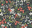 Rifle Paper Co. Sweetbrier Black Peel and Stick Black Wallpaper
