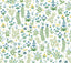 Rifle Paper Co. Menagerie Garden Blue Multicolor Peel and Stick Blue Wallpaper