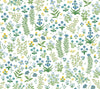 Rifle Paper Co. Menagerie Garden Peel And Stick Blue Wallpaper