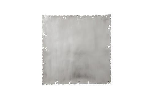 Phillips Galvanized Square Wall Tile Silver Leaf Set 3 Decor