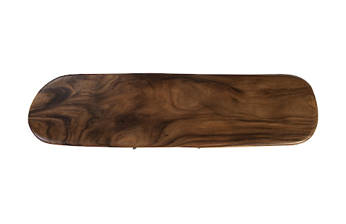 Phillips Collection Atlas  Table, Natural Finish, Metal Brown Console