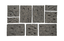 Phillips Collection Etched Rock Puzzle Wall Tiles Set of 9 Accent
