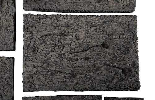 Phillips Collection Etched Rock Puzzle Wall Tiles Set of 9 Accent