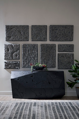 Phillips Collection Etched Rock Puzzle Wall Tiles Set of 9 Accent