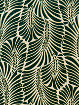 Scalamandre Plumes Silk Velvet Viridian Fabric