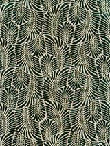 Scalamandre Plumes Silk Velvet Viridian Fabric