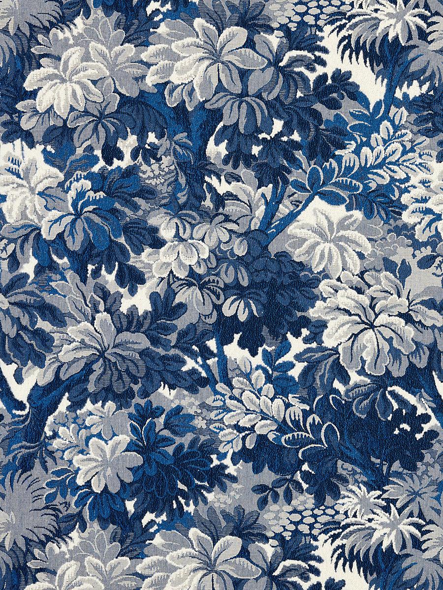 Scalamandre Ridge Edge Blue Shadow Fabric
