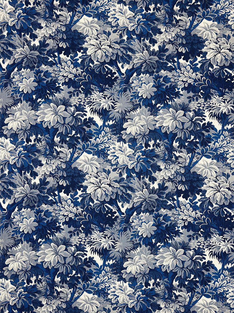 Scalamandre Ridge Edge Blue Shadow Fabric