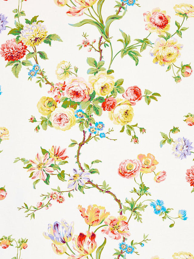 Scalamandre Botanical Garden Summer Multi Fabric