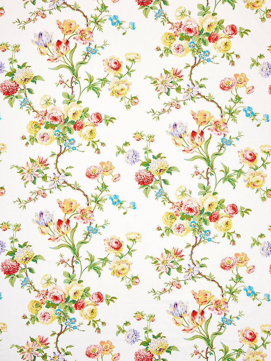 Scalamandre Botanical Garden Summer Multi Fabric