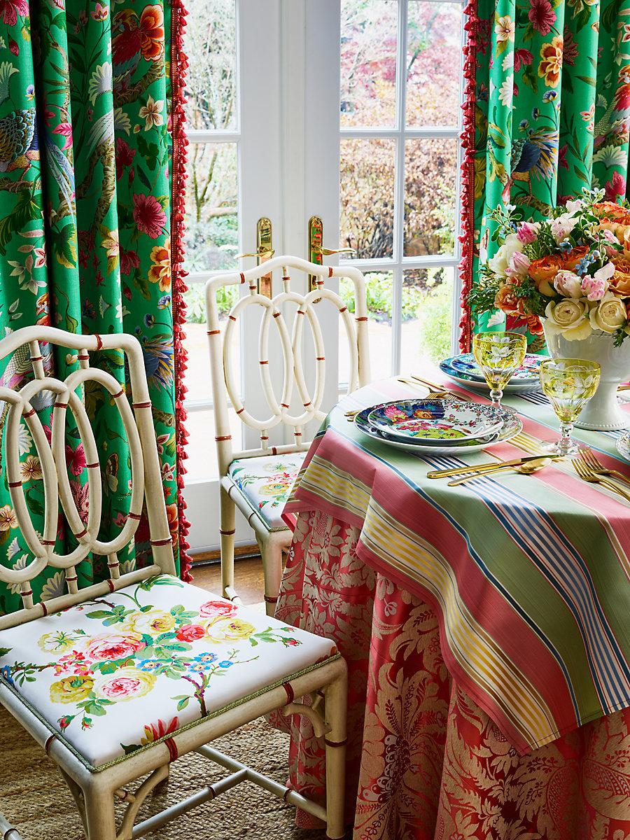 Scalamandre Botanical Garden Summer Multi Fabric