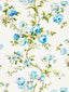 Scalamandre Botanical Garden Porcelain Blue Fabric