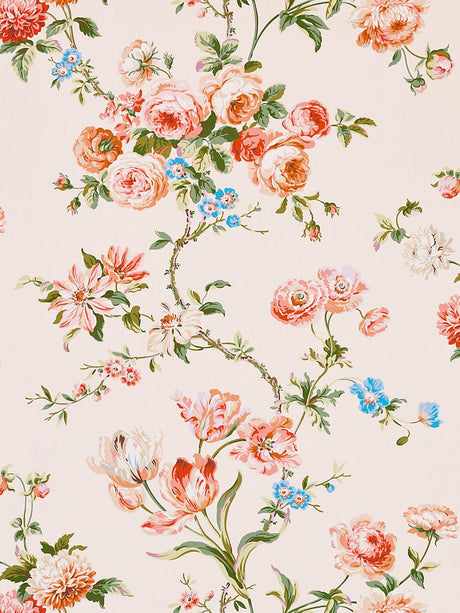 Scalamandre Botanical Garden Rose Quartz Fabric