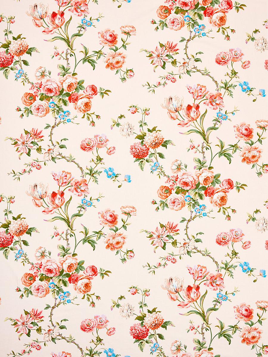 Scalamandre Botanical Garden Rose Quartz Fabric