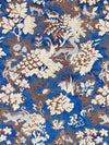 Old World Weavers Tails Tale Blue Wood Fabric