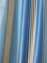 Scalamandre Charlotte Stripe Marine Fabric