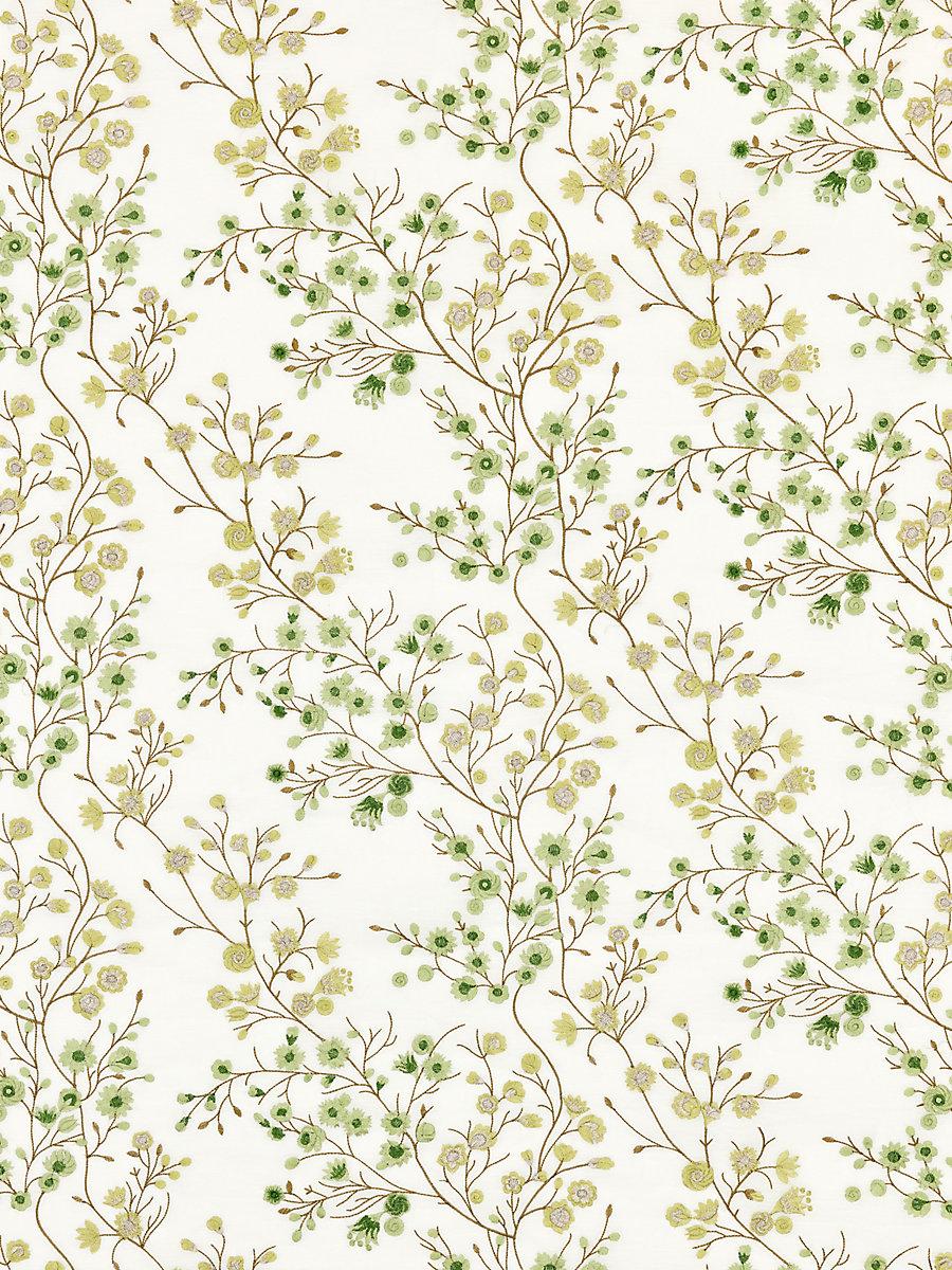 Scalamandre Lilette Sheer Fern Fabric