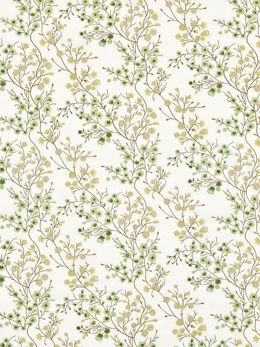 Scalamandre Lilette Sheer Fern Fabric