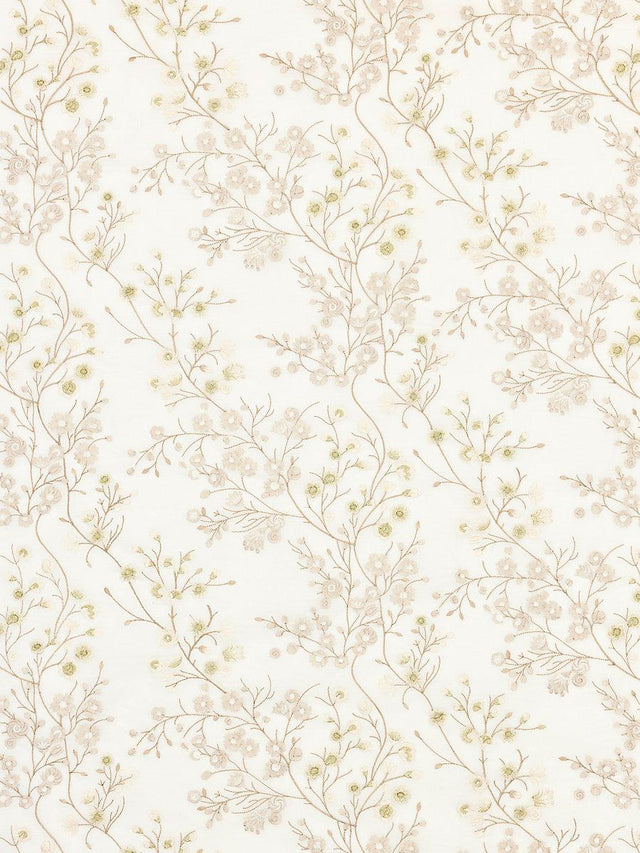 Scalamandre Lilette Sheer Ivory Fabric