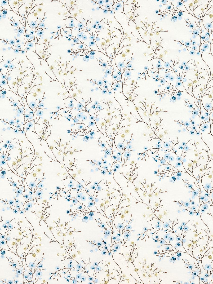 Scalamandre Lilette Sheer Porcelain Fabric