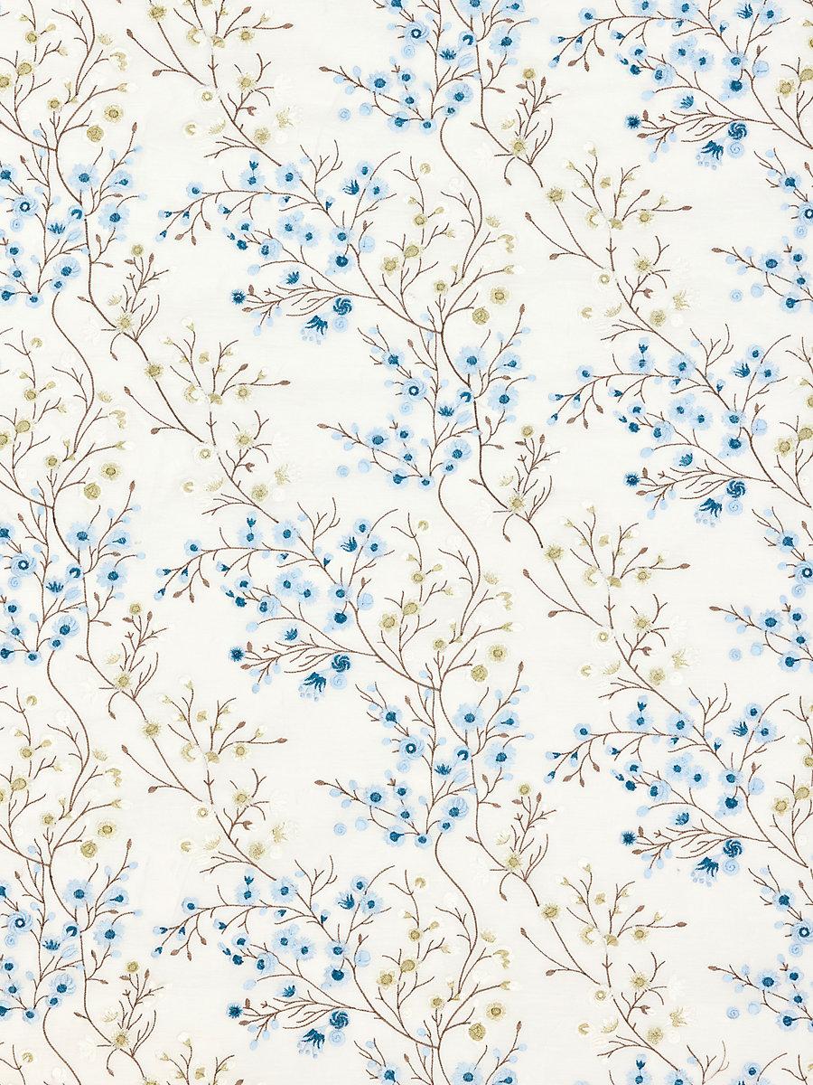Scalamandre Lilette Sheer Porcelain Fabric