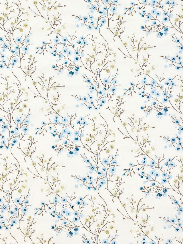Scalamandre Lilette Sheer Porcelain Fabric